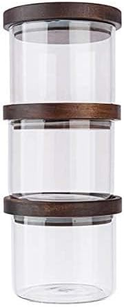 Artisan Street 600ml Stacking Storage Jar Set Of 3