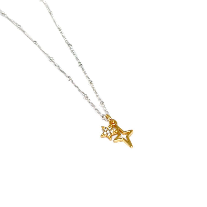 Clementine Astra Star Necklace - Gold