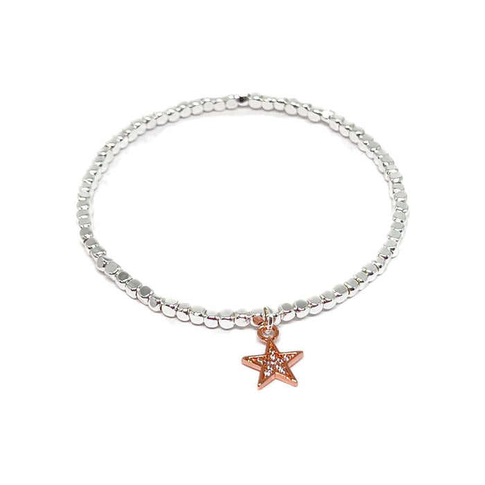 Clementine Astrid Star Bracelet - Rose Gold