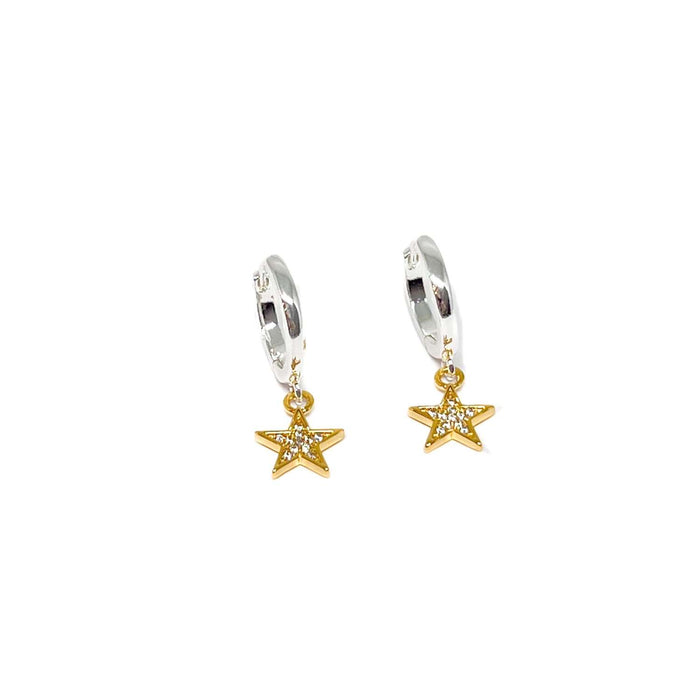 Clementine Astrid Star Earrings - Gold