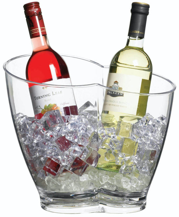 BarCraft Clear Acrylic Double Sided Drinks Pail