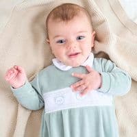 Dandelion Three Bears Smocked Sleepsuit