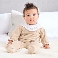 Dandelion Flower Collar Nutmeg Sleepsuit