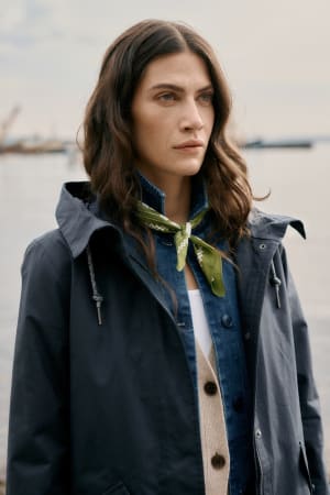 Seasalt Women's Seafaring Waterproof Coat In Inkwell