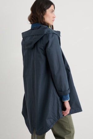 Seasalt Women's Seafaring Waterproof Coat In Inkwell