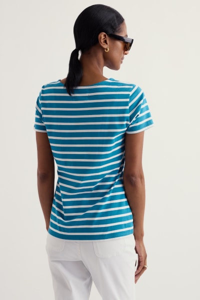Seasalt Women's Sailor Top In Breton Waterscape