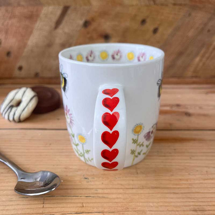 Alex Clark Bees and Heart Mug