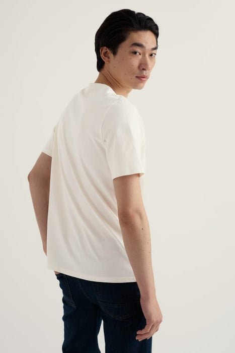 Seasalt Men's Midwatch Organic Cotton T-Shirt In Through The Trees Chalk