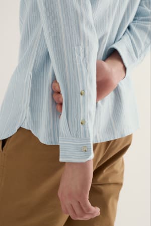 Seasalt Men's Mora Stripe Shirt In Nancledra Waterfall