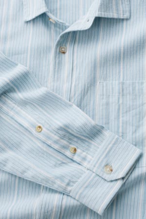 Seasalt Men's Mora Stripe Shirt In Nancledra Waterfall