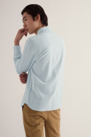 Seasalt Men's Mora Stripe Shirt In Nancledra Waterfall