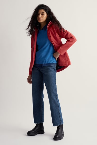 Seasalt Women's Waterway Waterproof Jacket In Cinder