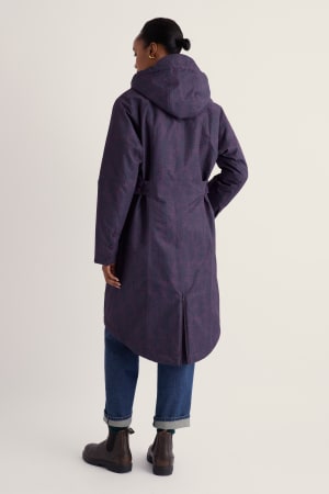 Seasalt Women's Janelle Coat In Birch Forest Loganberry