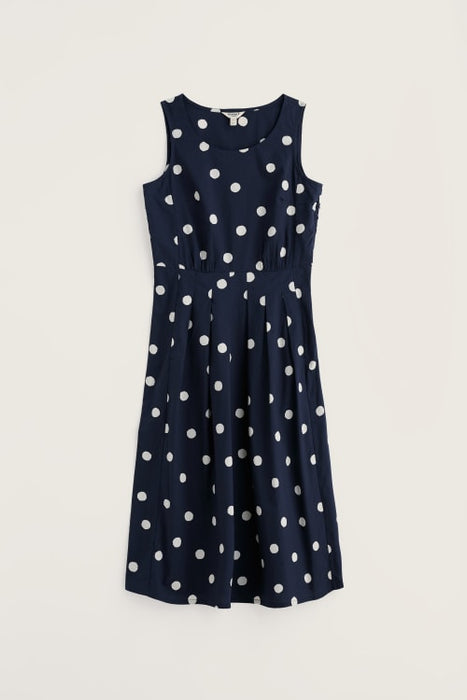Seasalt Women's Belle Dress In Spot Maritime