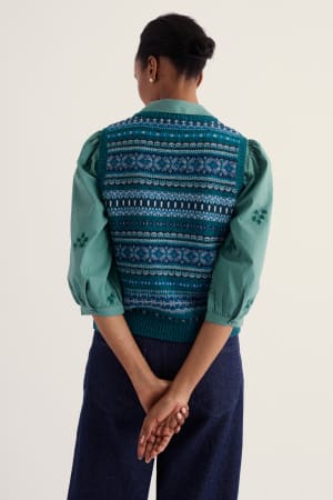 Seasalt Women's Percella Cove Vest In Larkspur Loch Multi