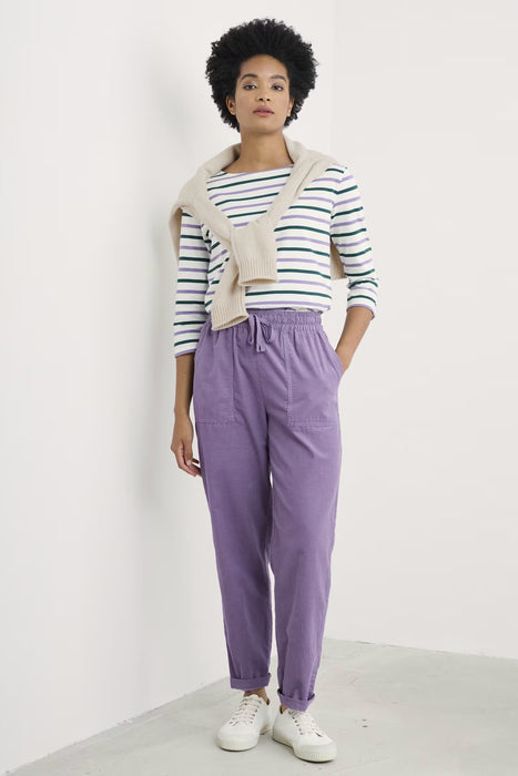 Seasalt Women's Sailor Shirt In Duet Breton Echium