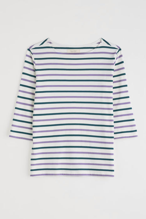 Seasalt Women's Sailor Shirt In Duet Breton Echium