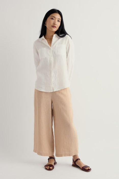 Seasalt Women's Merrivale Linen Culottes In Whelk
