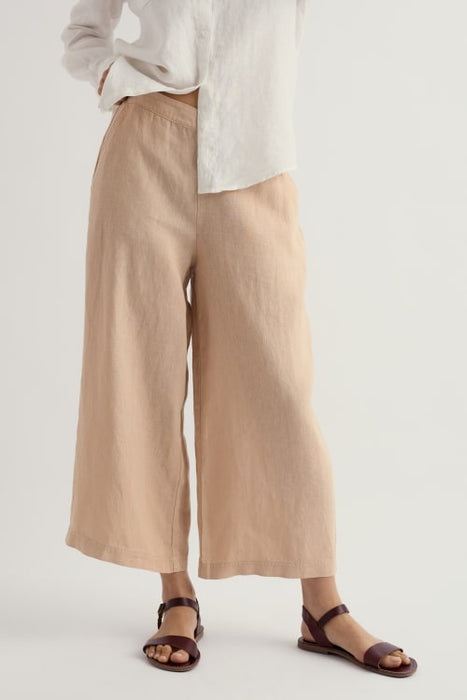 Seasalt Women's Merrivale Linen Culottes In Whelk