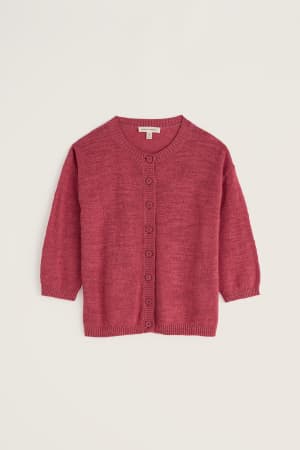 Seasalt Women's Pentire Steps Linen & Organic Cotton Cardigan In Echinacea