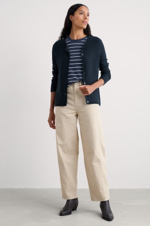 Seasalt Women's Makers Cotton Jumper In Maritime