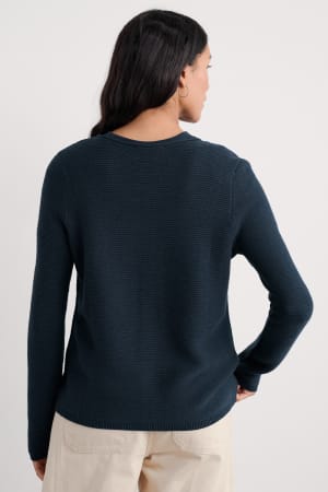 Seasalt Women's Makers Cotton Jumper In Maritime