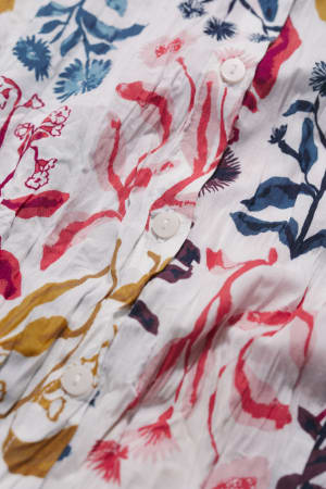 Seasalt Women's Larissa Shirt In Inky Botanical Chalk