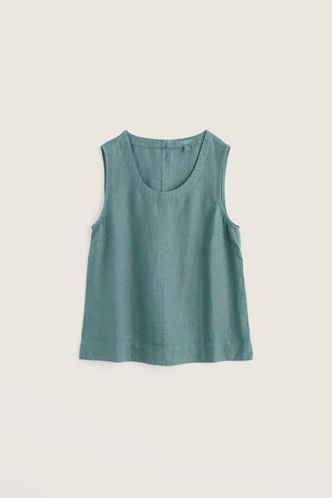 Seasalt Women's Lighthouse Station Linen Vest In Sardine