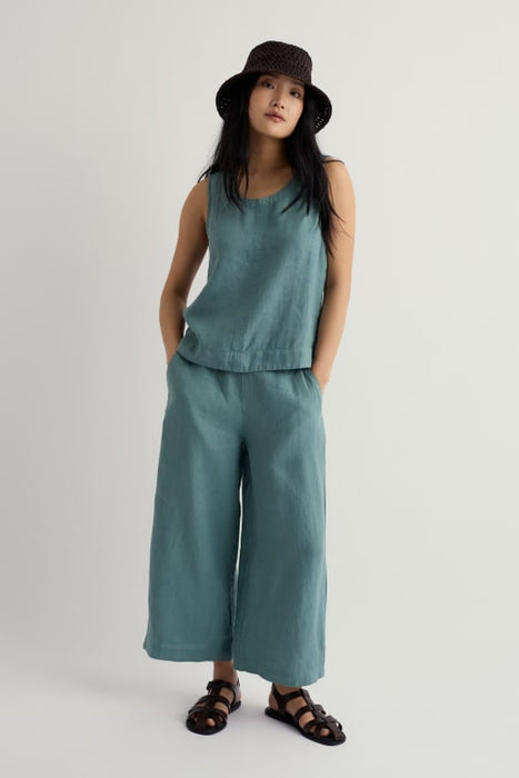 Seasalt Women's Lighthouse Station Linen Vest In Sardine