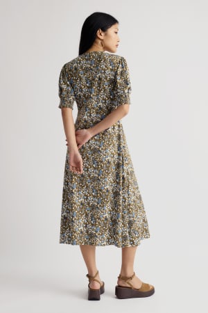Seasalt Women's Fenil Dress In Woodland Floral Seagrass