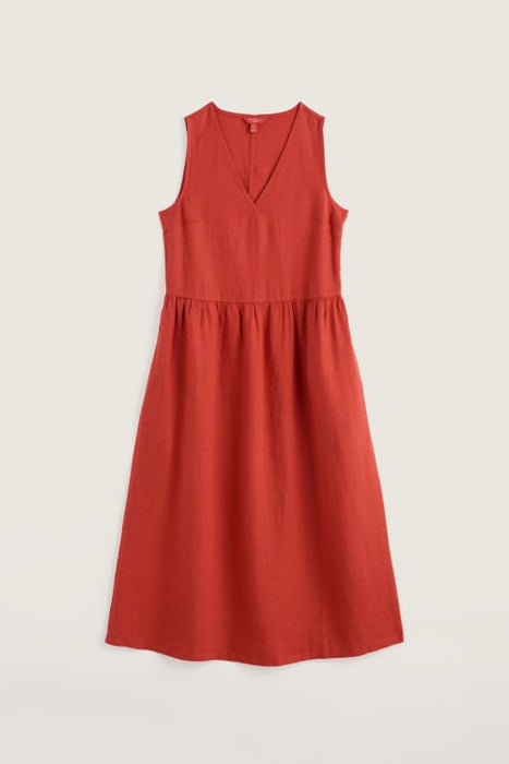 Seasalt Women's Lowland Heather Sleeveless Dress In Carnelian