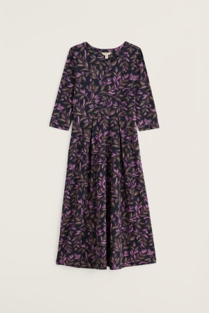 Seasalt Women's Veronica Dress In Floral Branches Inkwell