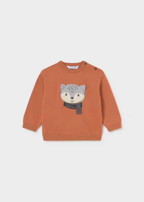 Mayoral Boys Jumper In Brick Red