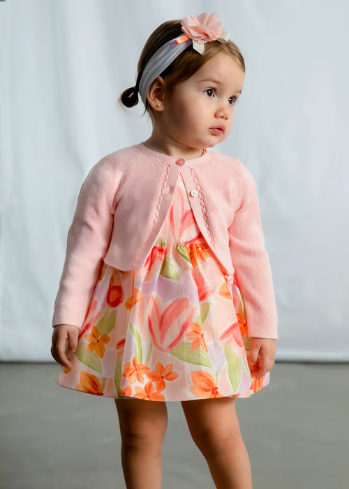 Mayoral Girls Blossom Knit Cardigan