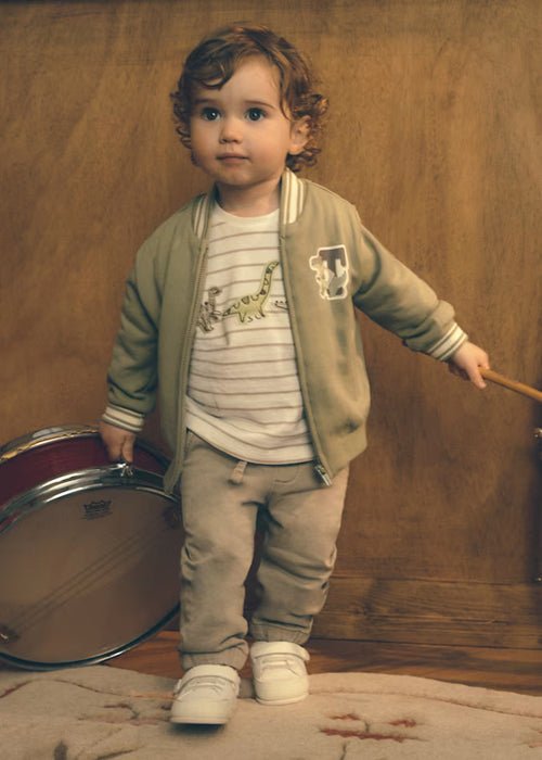 Mayoral Boys Baby Bomber Jacket In Bayleaf