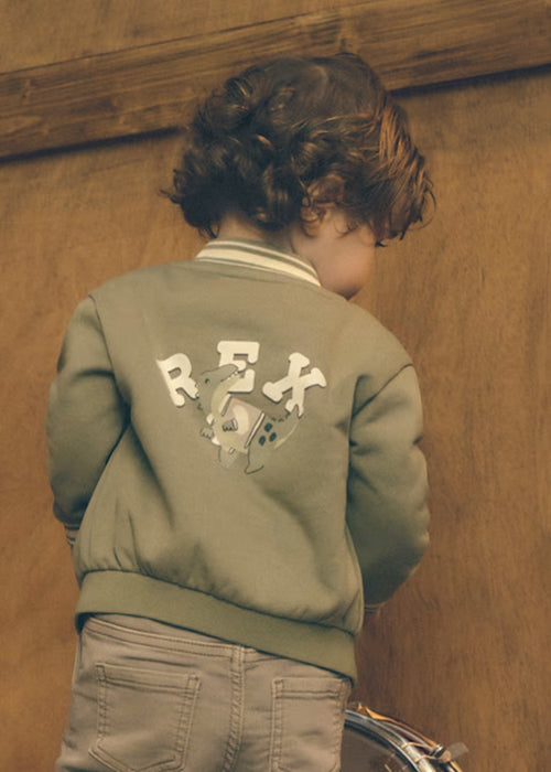 Mayoral Boys Baby Bomber Jacket In Bayleaf