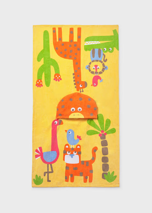Mayoral Mustard Babycare  Hooded Beach Towel