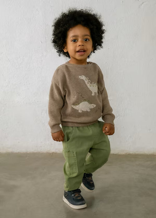 Mayoral Boys Sweater in Truffle