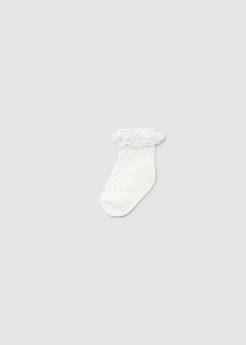Mayoral Baby Plumeti Natural Socks