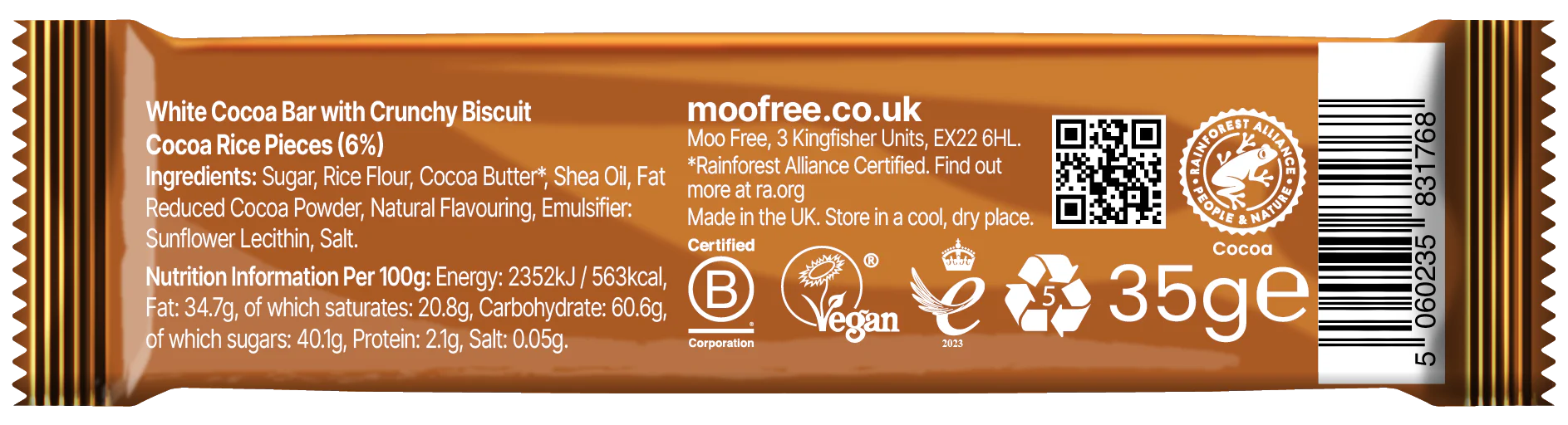 Moo Free Cookie Crunch Bar