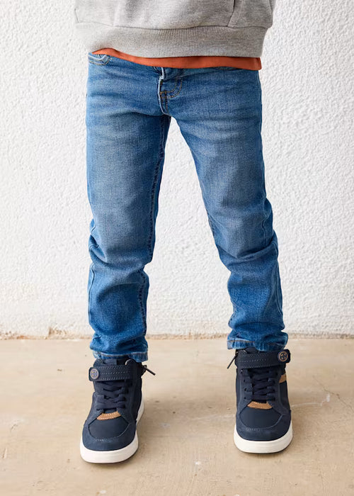 Mayoral Boys Basic Slim Fit trousers In Dark Grey