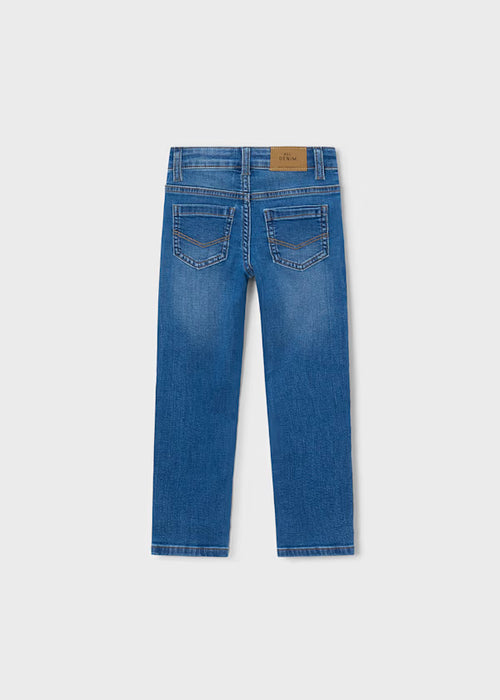 Mayoral Boys Basic Slim Fit trousers In Dark Grey