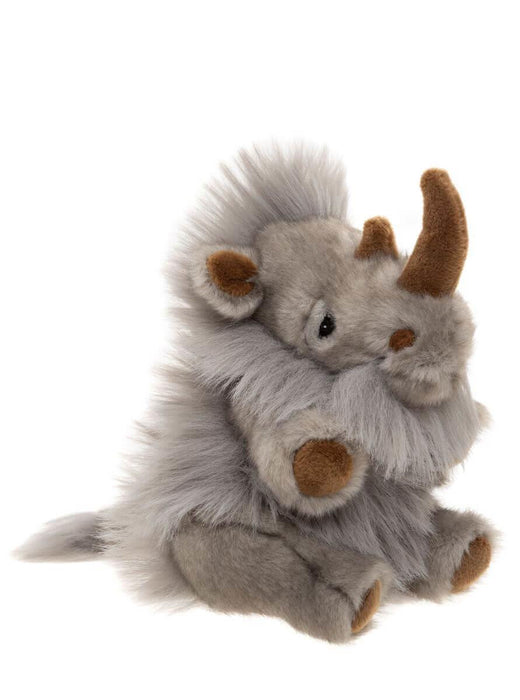 Charlie Bear 2026 Hello, I'm... Cuddle Cub Woolly Rhino