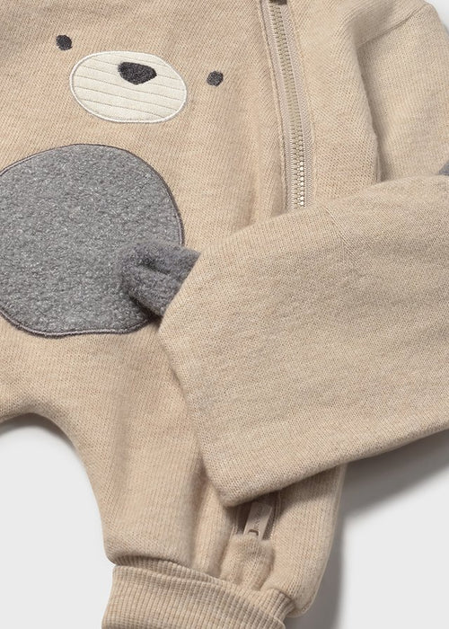 Mayoral Newborn Boy Long Bodysuit With Hat