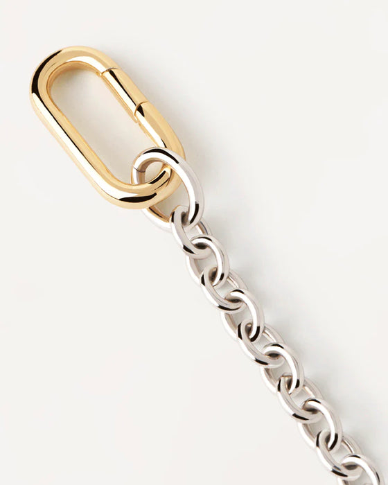 PDPAOLA Beat Chain Bracelet Silver