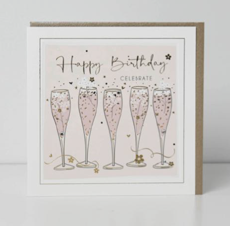 Belly Button 'Happy Birthday Celebrate' Birthday Card