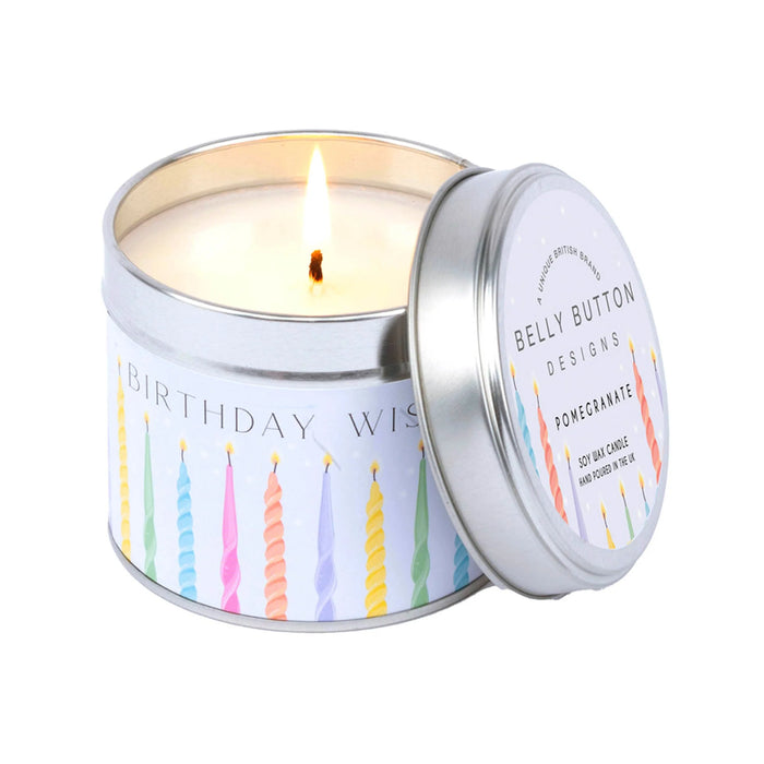 Belly Button Birthday Wishes Soy Wax Candle