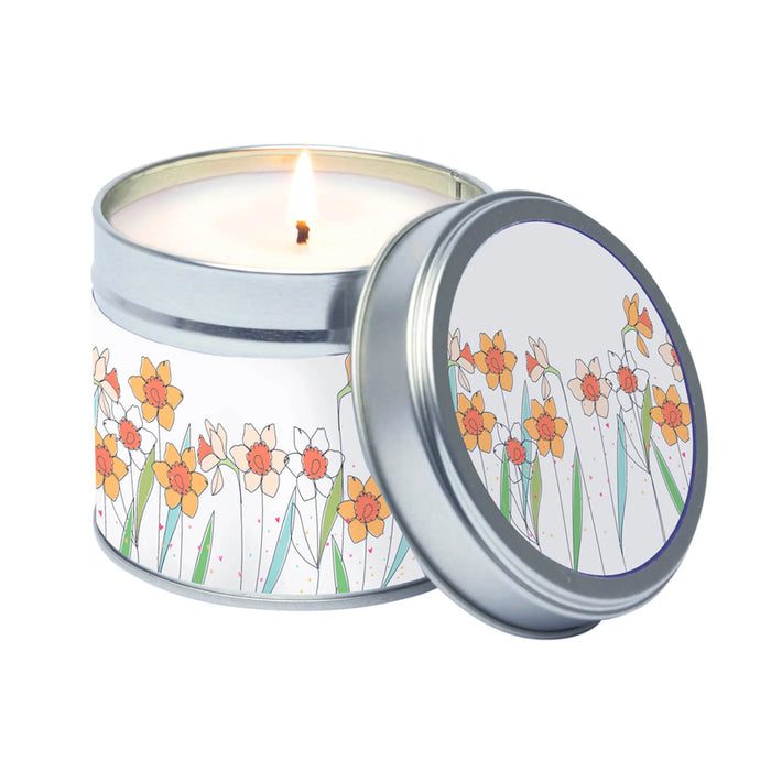 Belly Button Daffodils Soy Wax Candle