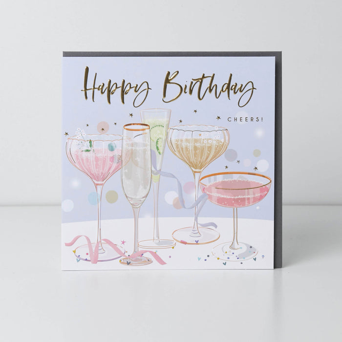 Belly Button Happy Birthday 'Cheers' Card