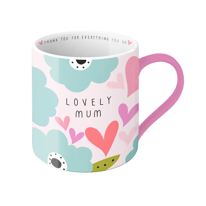 Belly Button Lovely Mum Fine Bone Mug